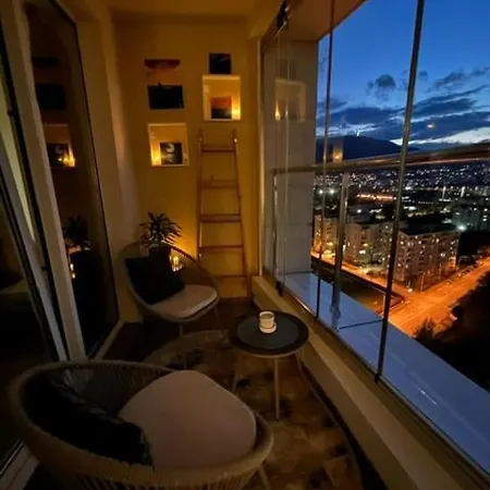 Lovely - Skopje's Sky Apartman Szkopje